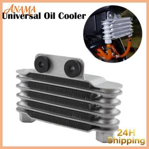ANAMA 65ml Universal Oil Cooler 5 Row Durable Motorcycle Engine Radiator High Quality Aluminum Original Oil Cooler for 100-250CC Motor Dirt