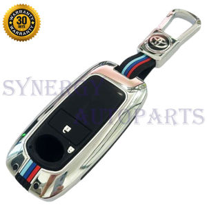 Casing Metal Elegant Kunci Remote Toyota Raize 2 Tombol