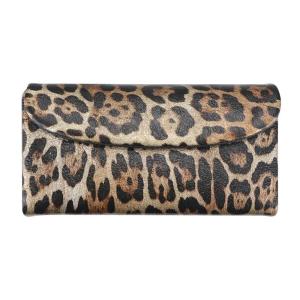 Royal Bagger Genuine Leather Long Wallet for Women Retro Leopard Print Evening Bag Elegant Versatile Clutch Purse 2604