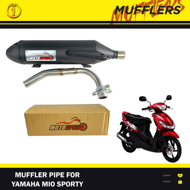 1 Set Motospeed Muffler V4 For Yamaha Mio Sporty Full Exhaust System Motorcycle Lazada Ph 3603