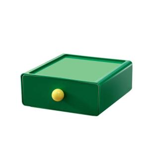 กล่องลิ้นชักพลาสติกหรูหราชั้นวางของนักเรียนกันฝุ่นกล่องใส่ของตั้งโต๊ะกระเป๋าผ้า