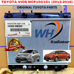 100% GENUINE ORIGINAL TOYOTA VIOS NCP150 / NCP151 AUTO/MANUAL W-5MMTUBE Standard Radiator Tangki Air