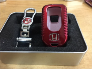 🔥Ready Stock🔥 Honda City Crv Accord Keyless Remote Car Key Red Case Cover