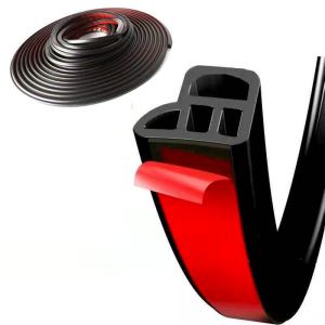 Universal Car Door Protector Seal Strip Rubber Waterproof Soundproof Dustproof Universal Sealing Automobiles Interior Accessories