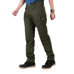USO Celana Panjang Cargo Tactical Project Warna Hitam Big Size Jumbo Bahan Ripstop Reguler Fit