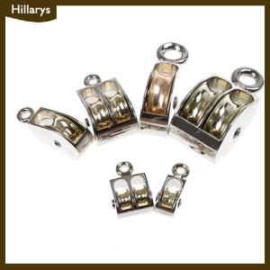 [Hillarys] 36 52 75mm Metal sheave zinc alloy pulley mini single double pulley for diy
