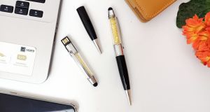 Souvenir Flashdisk Pulpen FDPEN16 Kristal Custom
