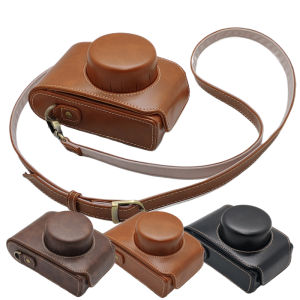【NEW F】X100VI PU Leather Case Camera Bag For Fujifilm Fuji X100S X100T X100F X100V X100VI Protective Full Body Cover with Strap