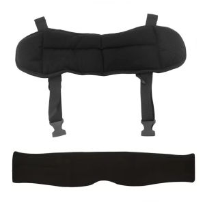 2Pcs Airplane Neck Pillow Set with Eye Mask 360° Support Headrest Breathable Sleeping Aid Neck Mask