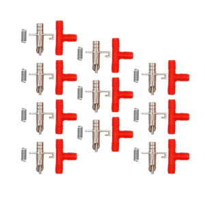 10pcs/set Rabbit Automatic Nipple Water Feeder Rabbit Rodents Bunny Pet Nipple Drinking Tool Drinker