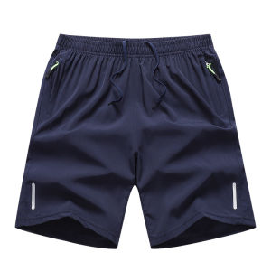 SINRANSINYA丨quần short nam-Quần đùi nam Lụa băng Quần đùi tập thể dục thường ngày khóa kéo bên hông quần bóng rổ Quần đi biển mỏng nhanh khô