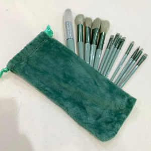 MAKEUP BRUSH SET 13 PCS + POUCH KUAS MAKEUP KANTONG SERUT [6 WARNA]