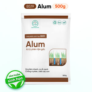 Chế Phẩm Khử Chua Hạ Phèn Đất BS19 Alum 500g - Chống Ngộ Độc Hữu Cơ Nhiễm Mặn - Bác Sĩ Cây Xanh