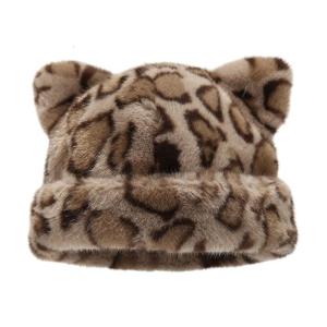 Furry Ushanka Head Wrap Furry Bear Soft Thicken Hood for Women Outdoor Wear Thicken Ear for Winter Sports Cycling Skiing