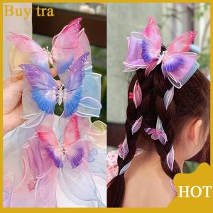 [Buytra] Childrens Hair Accessories Bows Ribbons Braided Hairpins Headdresses Summer Girls Princess Hairpins