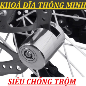 hóa Phanh Đĩa Xe Máy Xe Đạp Chống Trộm Chất Liệu Thép Nguyên Khối Thiết Kế Thông Minh An Toàn