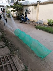 Dớn bắt cá lươn trạch tép ( ĐK 40cm 3 hôm ) Loại 1m4 5 Vành Trắng