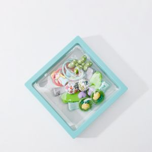 Bunda Choice-C1081 Hair Clip Aksesoris Rambut 10IN1 Jepit Rambut Set Karet Rambut Karakter Anak