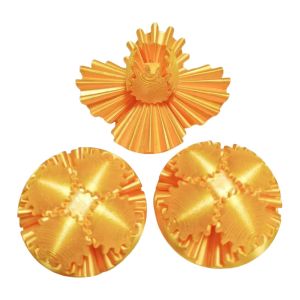 WAYCAI Fidget Toys 3D Printed Gear Ball Anxiety Relaxing Gear Sphere Spin Ball Sensory Needs Stress Ball for Adults Kids Gifts