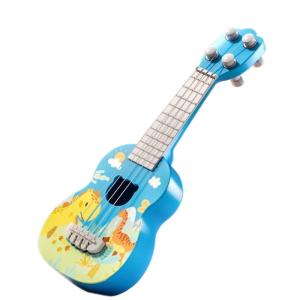 Child Friendly Miniature Guitar Toy For Beginner Enhances Motor Skills Through Fun Musical Exploration