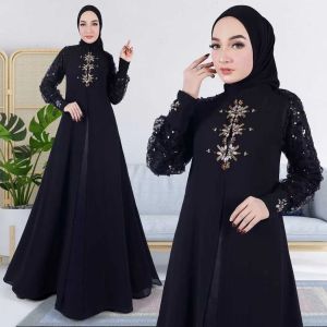 NURHALIZA DRESS SET OUTER MATT VELVET MIX BABYDOLL PLUS SQUIN / ( OUTER TERPISAH BISA LEPAS PASANG ) / DRESS WANITA SERAGAM KONDANGAN MEWAH / DRESS BRIDESMAID WEDDING DRESS / DRESS ELEGAN MEWAH / GAMIS ARISAN IBU IBU / DRESS PARTY / BISA ( COD )