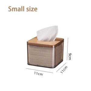 กล่องเก็บกระดาษทิชชู่สไตล์นอร์ดิกสำหรับห้องนั่งเล่น / ที่ใส่กระดาษเช็ดปาก / กล่องเก็บของบนเดสก์ท็อป / กล่องทิชชู่เรียบง่ายสำหรับใช้ในบ้าน