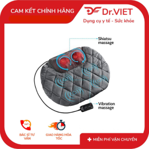 Gối massage shiatsu body kèm nhiệt SP-129HJA
