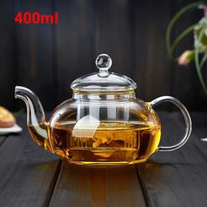 Heat-resistant Glass Tea Pot Flower Kettle Kung Fu Teawear Set Tea Strainer Infuser
