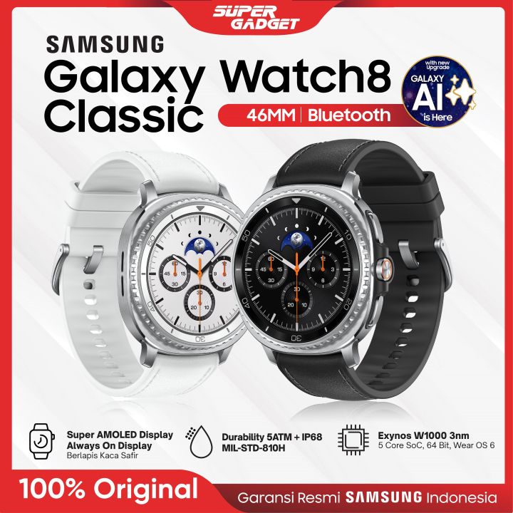 Samsung Galaxy Watch Classic 46mm Bluetooth Jam Smartwatch