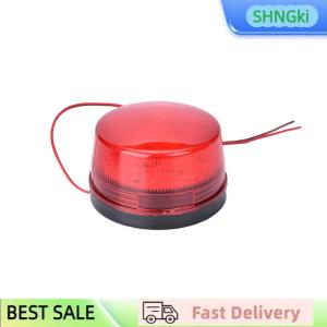 SHNGki Đèn LED nhấp nháy cảnh báo an ninh 12V màu xanh da cam đỏ đèn nhấp nháy cảnh báo tín hiệu