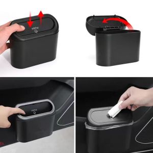 Car Dustbin Box Trash Bin Rubbish Box Push Auto Up Down Trash Can Mini Tong Sampah Kereta Kotak Simpanan Habuk