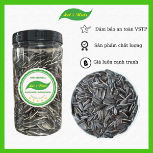 Hạt hướng dương hũ 300g hạt to mẩy giòn thơm rất ngon và dễ ăn - Đồ ăn vặt Lets Nuts