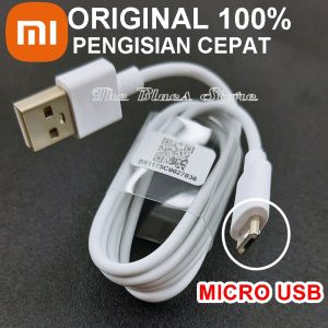 Xiaomi Kabel Data Micro USB Fast Charging Original 100% For Redmi A1 2A 4A 5A 6A 7A 9A 12C Redmi 3 Redmi 3s Redmi 4 Redmi 3x 3s Prime Redmi 4X Redmi 4 Prime Redmi 5 Redmi 6 Redmi S2 Redmi Y1 Lite Redmi Y2 Note 2 Note 3 Note 4
