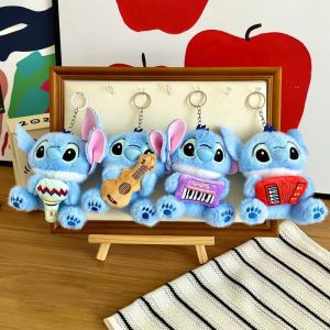 JIYAN2866 Stuffed Doll Pendant Keychain Plush Stitch Doll Stitch Plush Toys Cute Portable Bag Pendant Gifts