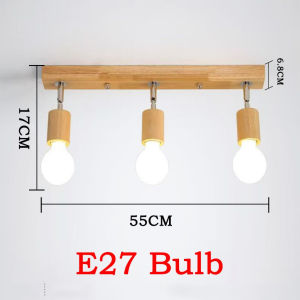 Rotating Wooden Spotlights Clothing Stores Coffee Shop Entrance Corridors Bathroom Mirrors Headlight