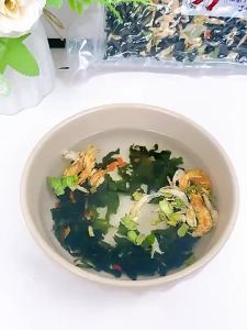 [Anmi Food] 60g  Seafood Tri-Flavor Soup Mix  Seafood instant Wakame Dried shrimp soup Miso soup specialty