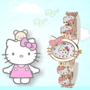 huowa Trendy and Chic Korean Kitty Cat Bracelet Watch  A Perfect Accessory for Any Outfit