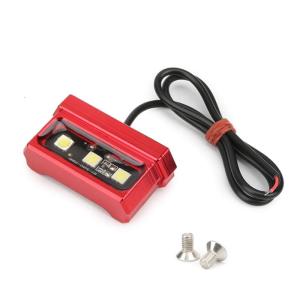 Motorcycle License Plate Light Frame LED Rear Tail Number Lamp Universal Decorative Indicators Motorbike Accessories 12V