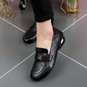 Free Shipping WomenS Soft Leather Flats With Soft Soles 2026 Autumn New Collection Fashionable And Versatile Comfortable Style Versatile Leather Shoes For Women