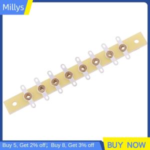 Millys 1Pc 8-Pin FR4 tag strip turret terminal board generic FR HIFI vintage amp DIY