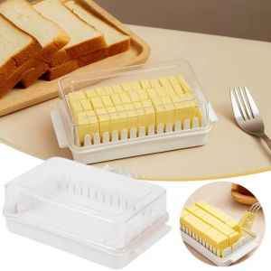 Covered Butter Cutting Storage Box Refrigerator Cheese Cheese Baking Storage Storage Fresh Baking