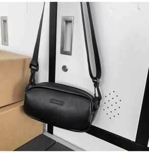 ARCTIC HUNTER กระเป๋าผู้ชาย กระเป๋าสะพาย ผช กระเป๋าสะพายข้างผู้ชาย กระเป๋าสะพาย ผู้ชาย ลำลองฉบับเกาหลีกระเป๋าสะพายไหล่ของกระเป๋าผู้ชายคาดอกกระเป๋าสี่เหลี่ยมขนาดเล็กขนาดเล็กสีดำ