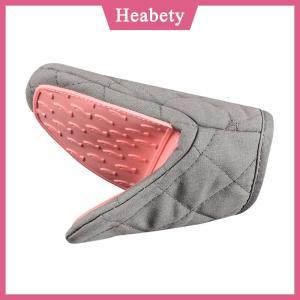 Heabety Silicone chống bỏng lò găng tay Găng tay Găng tay potholder nhà bếp Silicone găng tay khay món ăn Bát chủ nướng lò găng tay Clip
