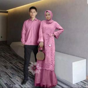COUPLE LARKI BROKAT FIT XL TO XXL. LD COWO XL 105 XXL 115. LD CEWE XL 100 XXL 120 CM.