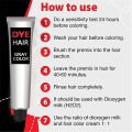2023 NEW Silver Gray Hair Dye, Silver Gray Natural Hair Dye Cream, Lushadows Silver Hair Dye, Silver Hair Color, Unisex Fashion Dye for All Hair Types (1 PCS). 