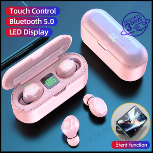 TWS F9 5.0 Bluetooth Earphones Subwoofer Sound Touch Wireless Bluetooth High Quality Headphones for Android IOS