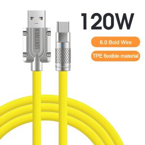 WANKEI LENTIVEN 120W Kabel Data Fast Charging Micro USB Type-C Cable iPhone IOS USB