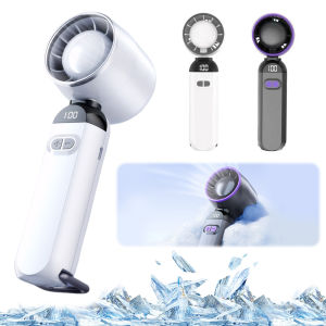 【New Arrival】 Personal Cooling Fan with Digital LED Display Portable Handheld Electric Fan for Home and Outdoor Activities