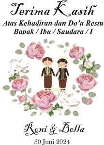 Paket 100pcs Kartu Ucapan Terima Kasih SIAP KIRIM