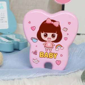 SNEAK Childrens Souvenir Gifts Creative Baby Teeth Save Primary Teeth Souvenirs Box Tooth Fairy Box Deciduous Tooth Case Baby Tooth Box Milk Teeth Organizer